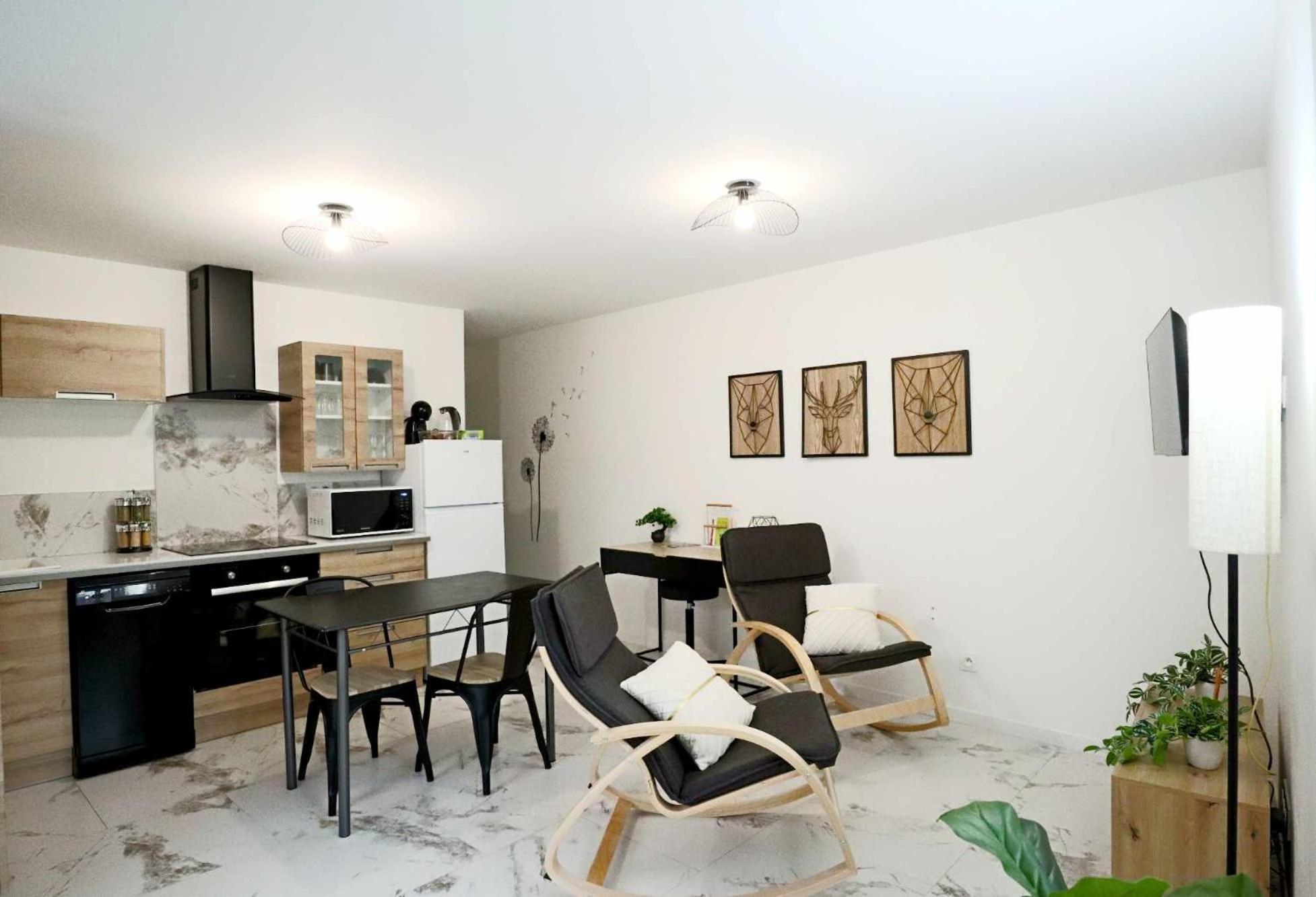 Appartement Le Moderne Ideal Pour Couples Et Professionnels Орнан Экстерьер фото